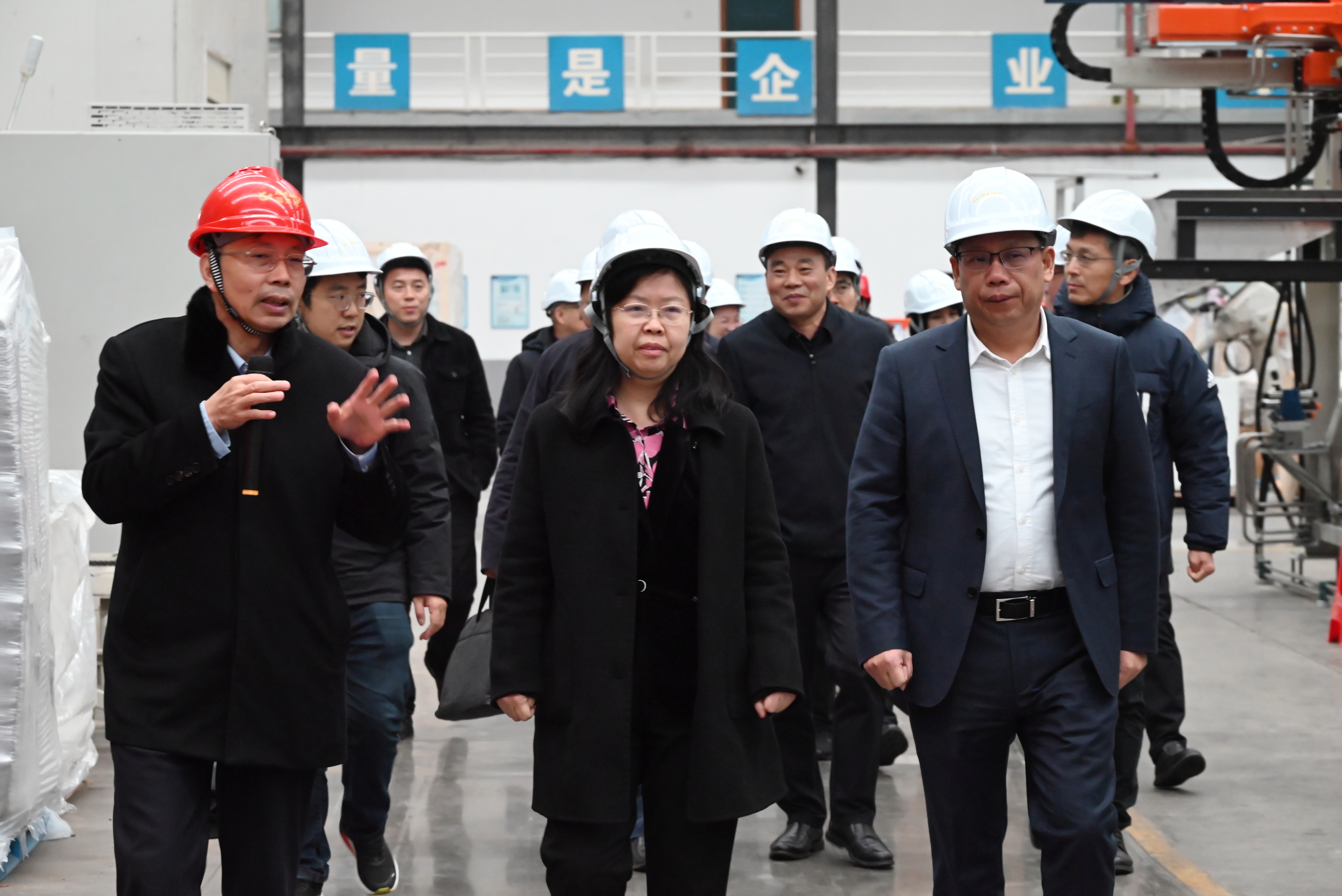 湖南省科技廳領(lǐng)導(dǎo)一行蒞臨中輕長(zhǎng)泰調(diào)研考察